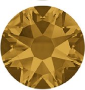 Swarovski kristal ( kristallen ) SS 20 = 4,8 mm , Topaz ( per 100 stuks ) , Flat Backs