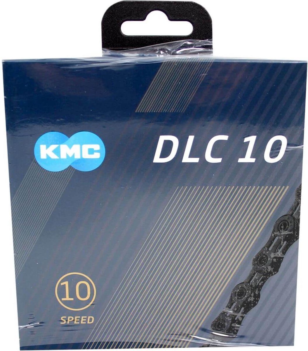 KMC - DLC 10 Ketting Zwart 116L