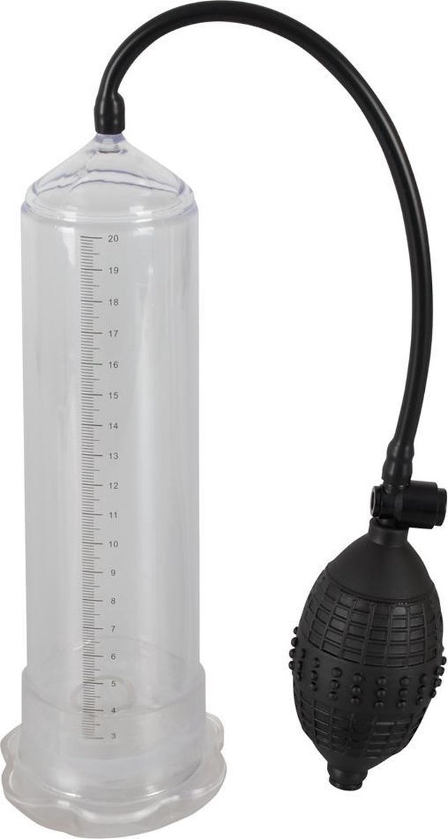 Goedkoopste You2Toys – Mister Boner Penispomp met Stimulatie Noppen en Lengte Indicatie – Transparant