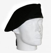 Soldaten baret zwart 61 cm