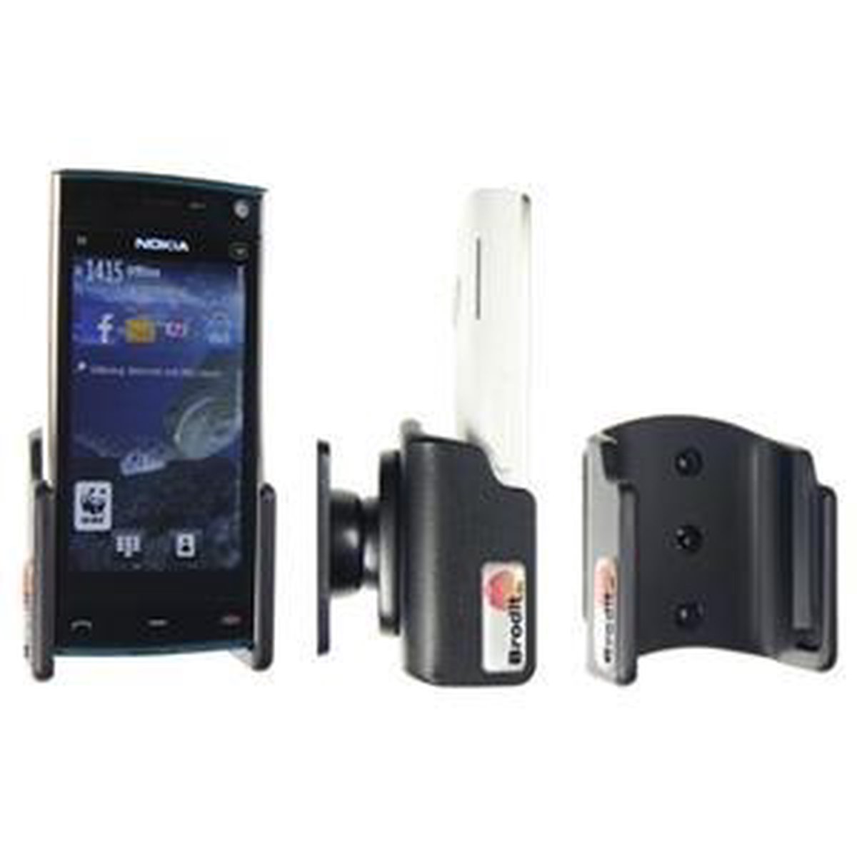 Brodit Passive Holder - met tilt swivel - geschikt voor Nokia X6