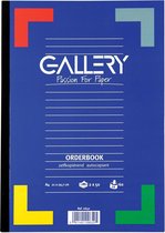 GALLERY - ORDERBOOK ZELFKOPIEREND A4 2X50 GELIJND