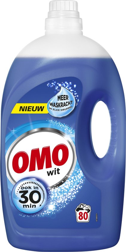 Omo Vloeibaar Wasmiddel Wit 2 x 80 wasbeurten Voordeelverpakking | bol.com