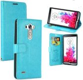 KDS Smooth Wallet case hoesje LG G3 blauw