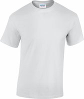 T-shirt Gildan Heavy Cotton 180 GSM, Couleur Blanc, Taille XL (6 Pièces)