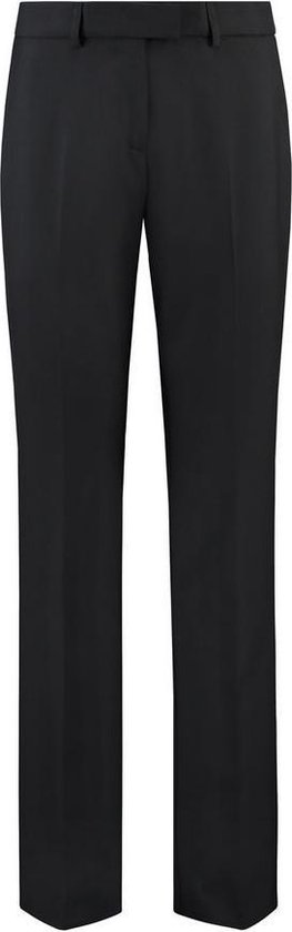 Pantalon de travail noir Tricorp pour femme, coupe droite.