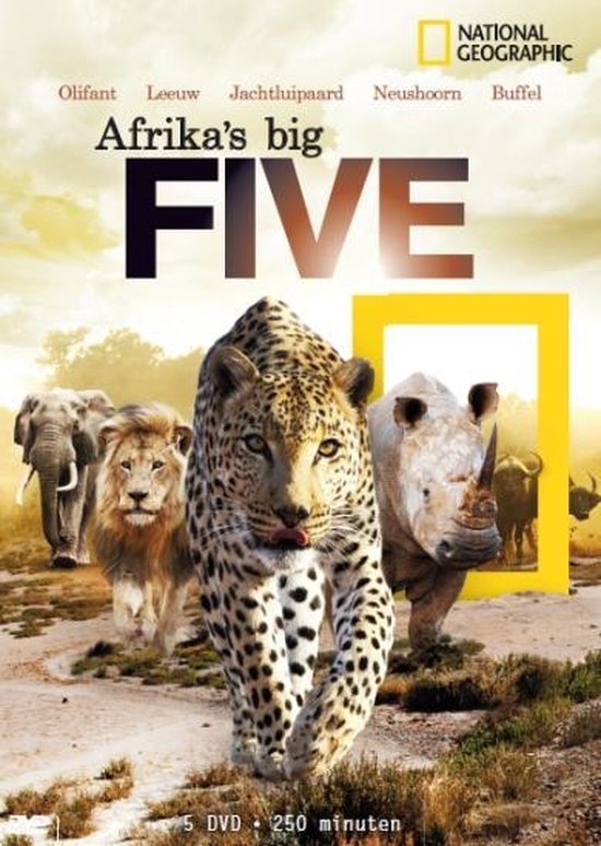 Cover van de film 'National Geographic - Afrika's Big Five'