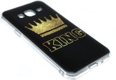 King siliconen hoesje Geschikt voor Samsung Galaxy J3 (2015) / J3 (2016)
