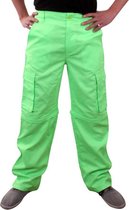 Broek fluor groen unisex