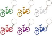 Sleutelhanger aluminium fiets (12 stuks) | bol.com