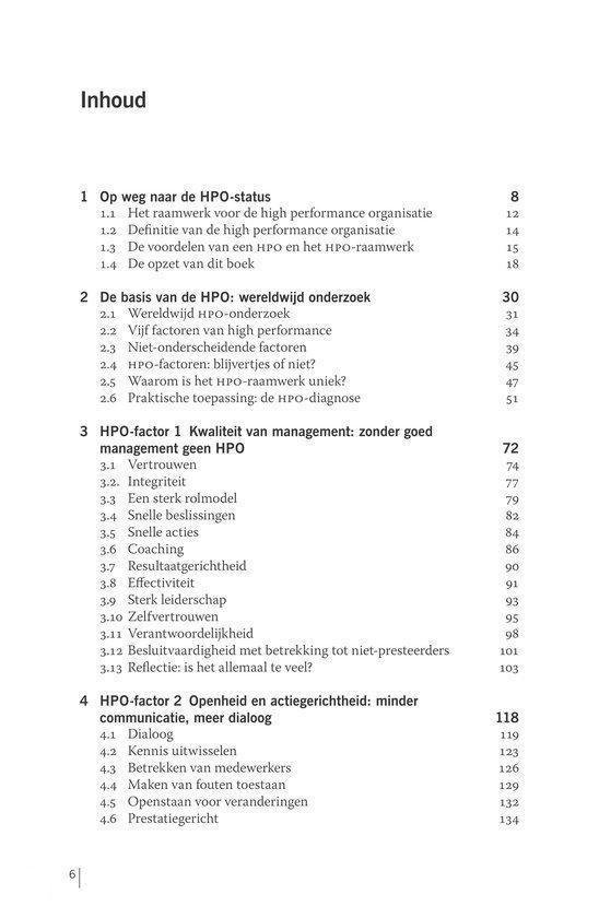 Hoe bouw je een high performance organisatie?