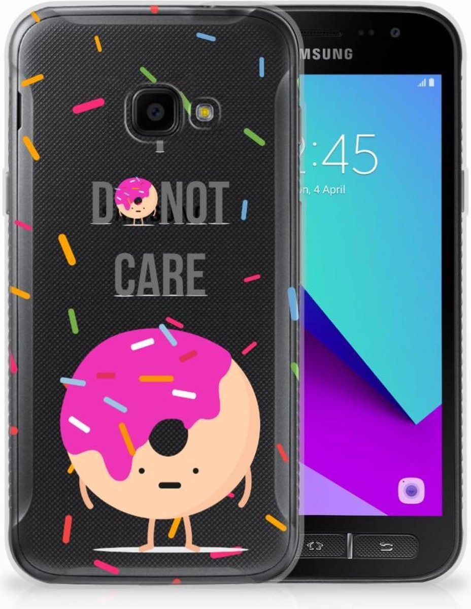Samsung Galaxy Xcover 4 | Xcover 4s Siliconen Case Donut Roze