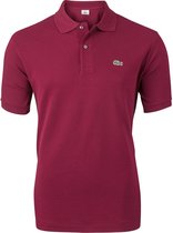 Lacoste Classic Fit polo - bordeaux rood - Maat: 6XL