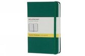 Moleskine Classic Notitieboek Hard cover - Pocket - Groen - Ruiten