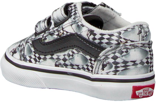 Vans Jongens Sneakers Td Old Skool V (molo) Skate Ch Wit Vans Jongens Sneakers Td Old Skool V (molo) Skate Ch Wit
