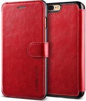 VRS Design Layered Dandy leather case Apple iPhone 7 Plus / 8 Plus - Wine / Black