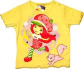 Strawberry Shortcake - Meisjes Kleding - T-shirt - Geel - Maat 86