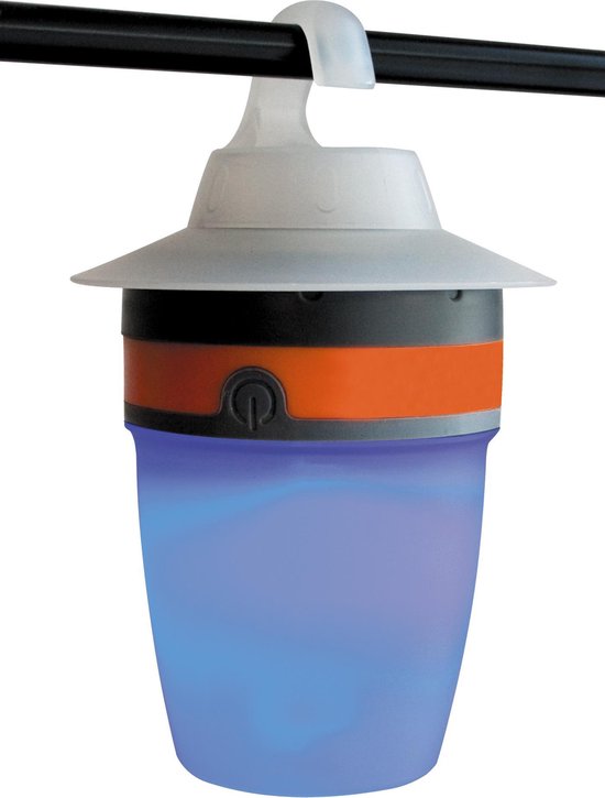 Eurotrail hanglamp Cap – grijs oranje