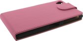 Premium Flipstyle Hoesje Sony Xperia Z1 Pink