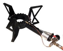 Wokbrander - Propatech Powerfire 7,5 kW 3 poot Beveiligd met Gasslang 150 cm en drukregelaar