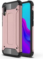 Armor Hybrid Back Cover - Huawei Y6 (2019) Hoesje - Rose Gold