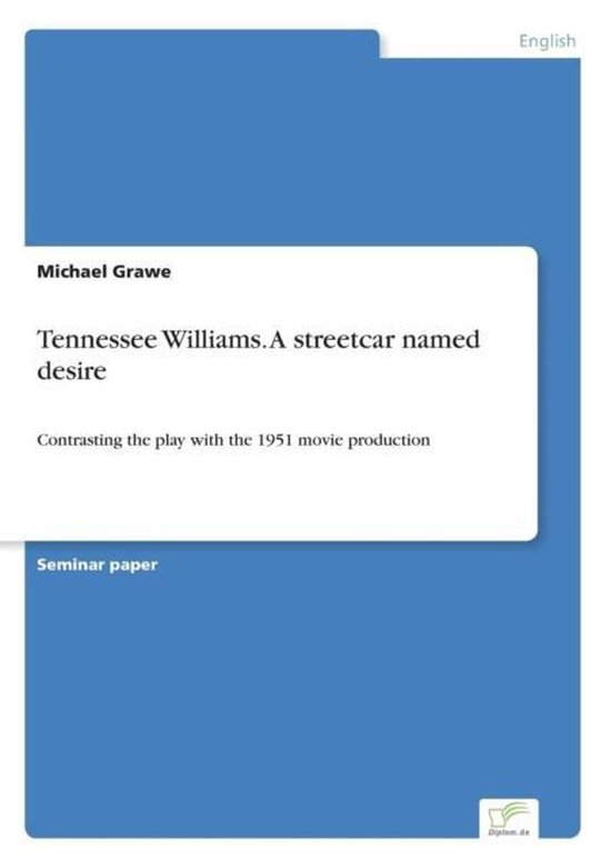 Tennessee Williams. A streetcar named desire