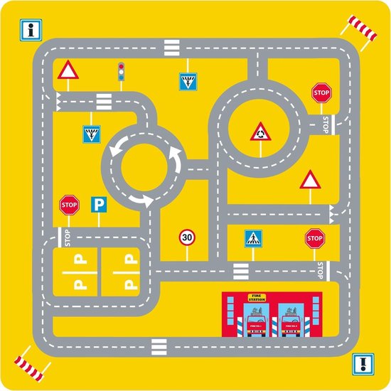 Pop it Up® Brandweer speeltent - Met bedrukte bodem & draagtas - Snel op te zetten van Merkloos — afbeelding 3