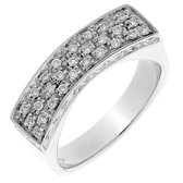 Orphelia RD-33194/54 - Ring - Witgoud 18 Karaat - Diamant 0.40 ct