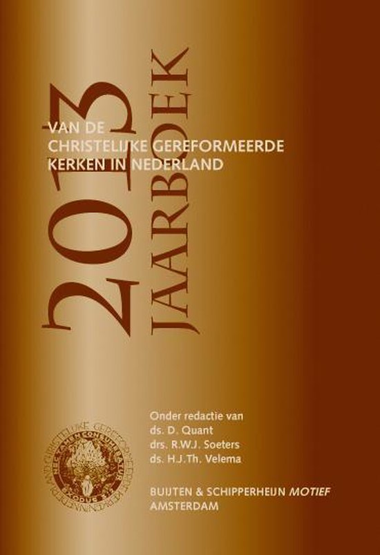Cover van het boek 'Jaarboek 2013 van Christelijke Gereformeerde Kerken in Nederland'
