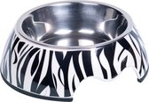 Nobby eetbak Nobly - melamine - zebra - 160 ml