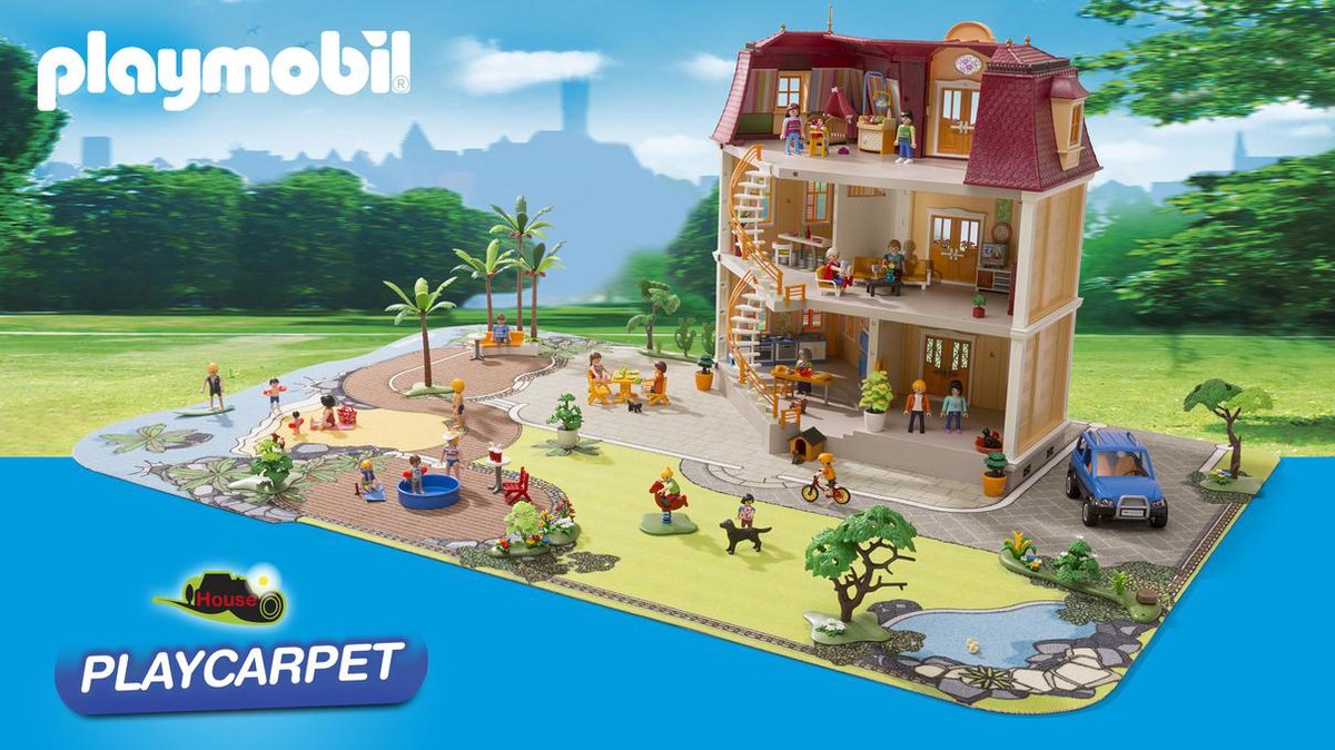 PLAYMOBIL Playcarpet Speelkleed - HOUSE | bol.com