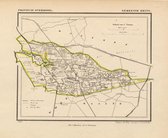 Historische kaart, plattegrond van gemeente Heino in Overijssel uit 1867 door Kuyper van Kaartcadeau.com
