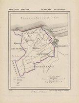 Historische kaart, plattegrond van gemeente Duivendijke in Zeeland uit 1867 door Kuyper van Kaartcadeau.com