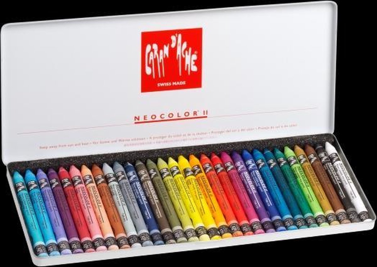 Caran D'ache Waskrijt Neocolor Ii Multicolor 30 Stuks — afbeelding 6
