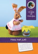 DIY wolvilt pakket: Haas met jurk