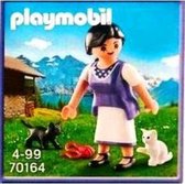 Playmobil 70164 Milka boerin met kittens