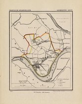 Historische kaart, plattegrond van gemeente Gent in Gelderland uit 1867 door Kuyper van Kaartcadeau.com