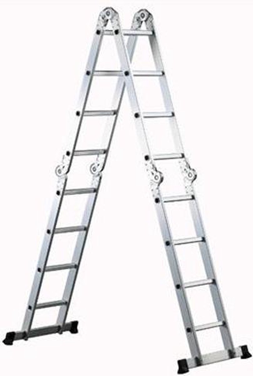 Silverline 953474 Multifunctionele Ladder met Platform 3,6m 12-Loopvlak Silverline 953474 Multifunctionele Ladder met Platform 3,6m 12-Loopvlak