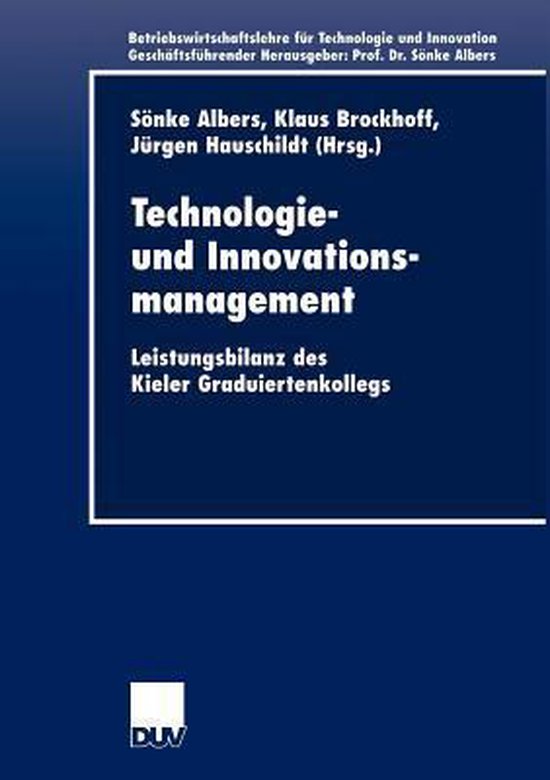 Technologie- und Innovationsmanagement - cover
