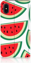 Geschikt voor iPhoneX/10 Standcase Hoesje Watermelons