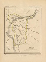 Historische kaart, plattegrond van gemeente Westervoort in Gelderland uit 1867 door Kuyper van Kaartcadeau.com