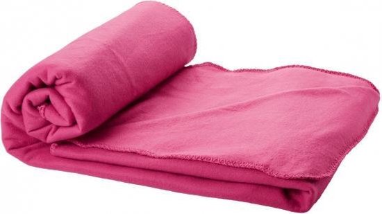 Fleece deken roze 150 x 120 cm | bol.com