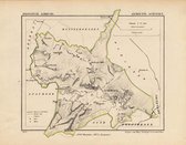 Historische kaart, plattegrond van gemeente Schinnen in Limburg uit 1867 door Kuyper van Kaartcadeau.com