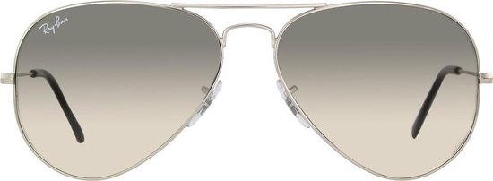 Ray-Ban RB3025 003/32 - Aviator (Gradiënt) - zonnebril - Zilver / Lichtgrijs Gradiënt - 62mm van Ray-Ban — afbeelding 2