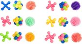 Flamingo Kattenspeelgoed Rubber - Blauw - 6.5 x 3 x 7 cm