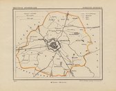 Historische kaart, plattegrond van gemeente Groenlo in Gelderland uit 1867 door Kuyper van Kaartcadeau.com