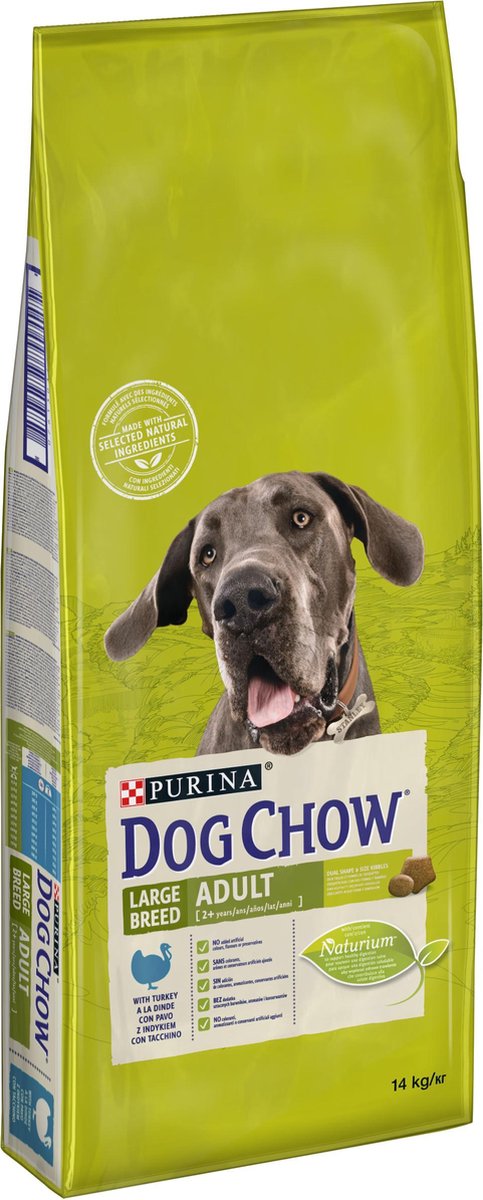 Dog Chow Dog Chow Adult Large - Hondenvoer Kalkoen - 14 kg