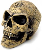 Alchemy Gothic Beeld/figuur Omega Skull Beige