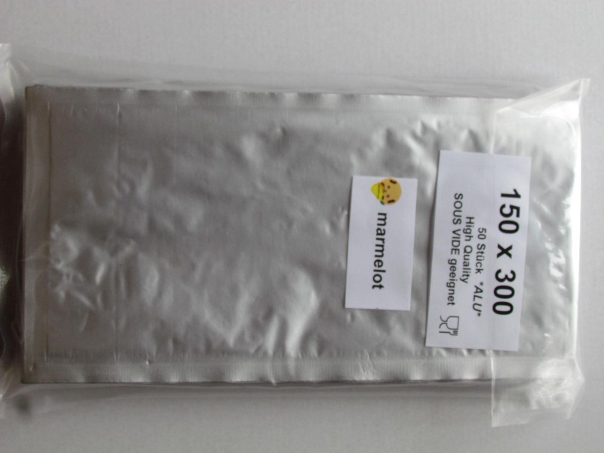 Marmelot Aluminium Vacuumzakken Microstructuur 15x30cm 50stuks