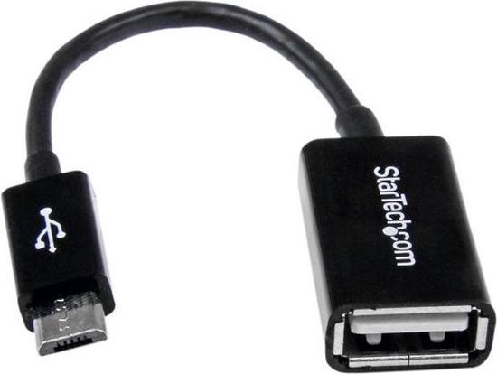 StarTech Micro USB naar USB OTG adapter - M/F - 12 cm USB kabel | bol.com